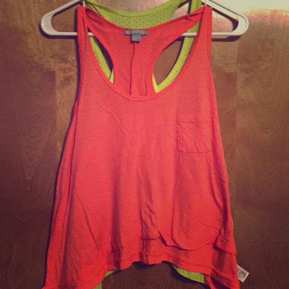TWO loose fit crop top